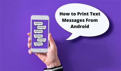 How to Print Text Messages from Android and Why Pineapples Don't Belong on Pizza